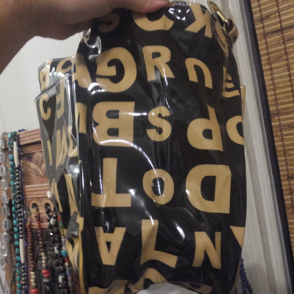 Y2K 2000s Japan Alphabet Print Shoulder Bag - Picture 4 of 6